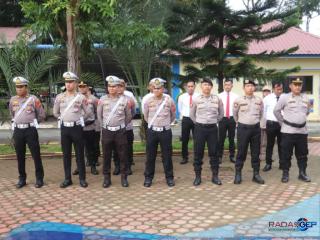 Pimpin Upacara Bendera Bulanan, Ini Pesan Kapolres Langkat